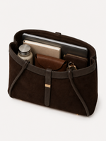 Noa East-West Suede Tote, view 6
