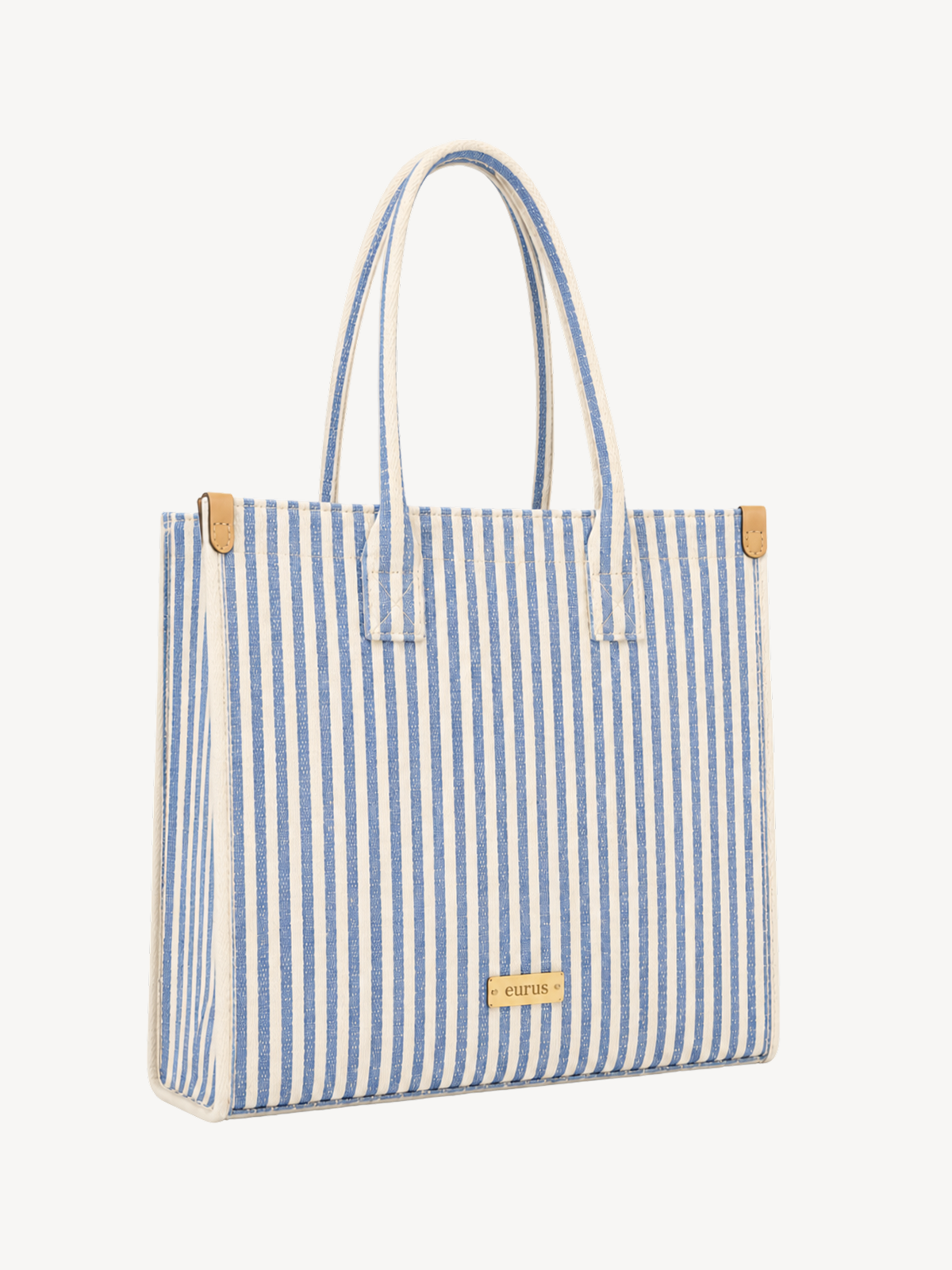 Sienna Pinstripe Market Tote