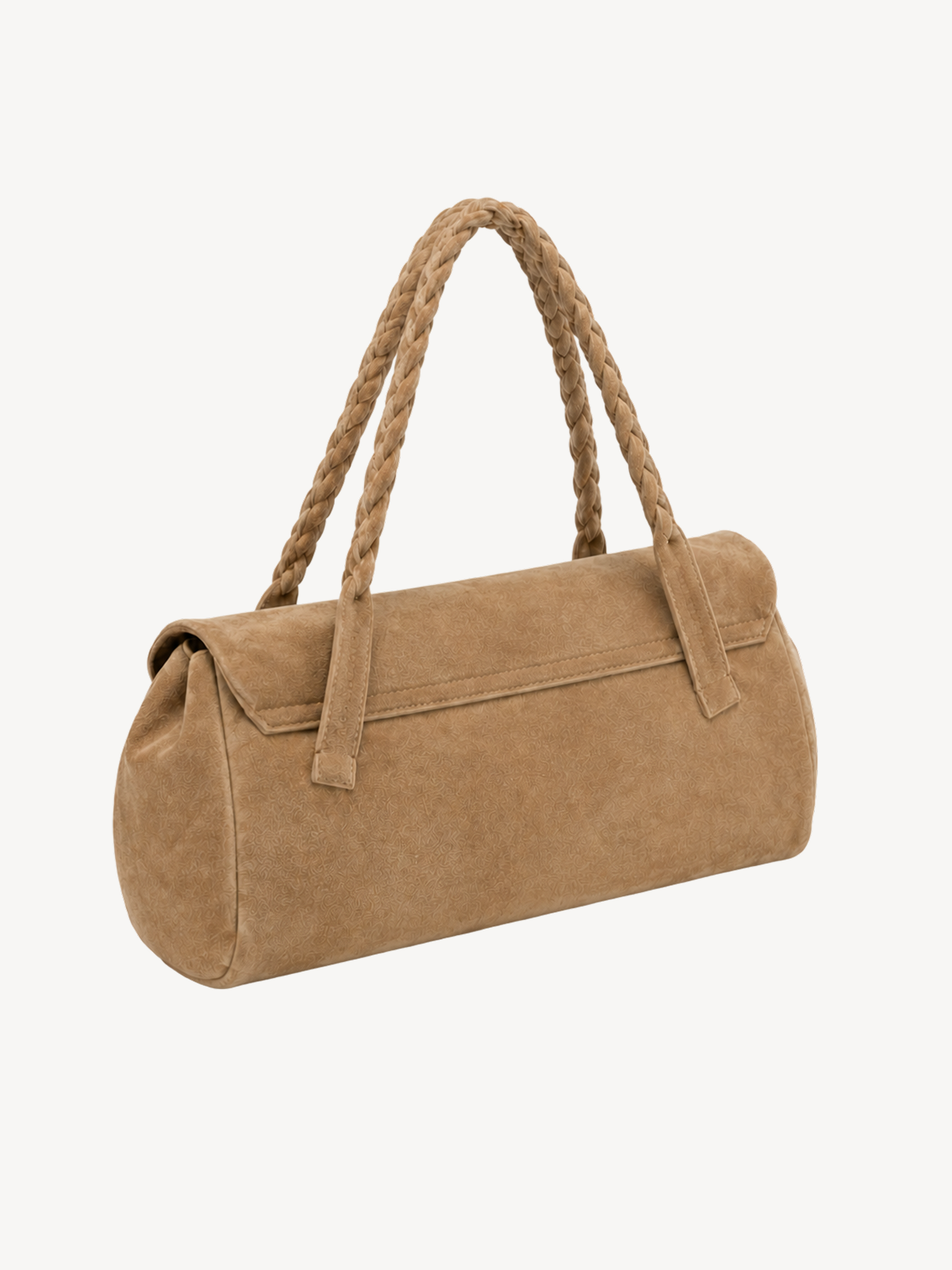 Romy Braided Suede Baguette