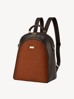 Nara Rounded Leather Backpack, view 9