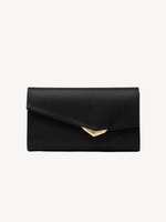Aria Envelope Clutch in black