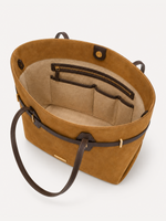 Dune Belted Suede Tote, view 5