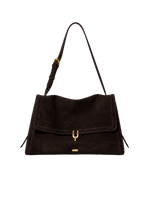 Orla Suede Flap Shoulder Bag, view 10