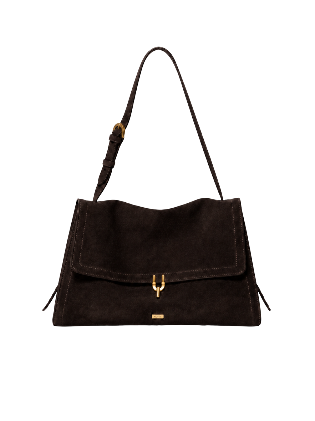 Orla Suede Flap Shoulder Bag, view 10
