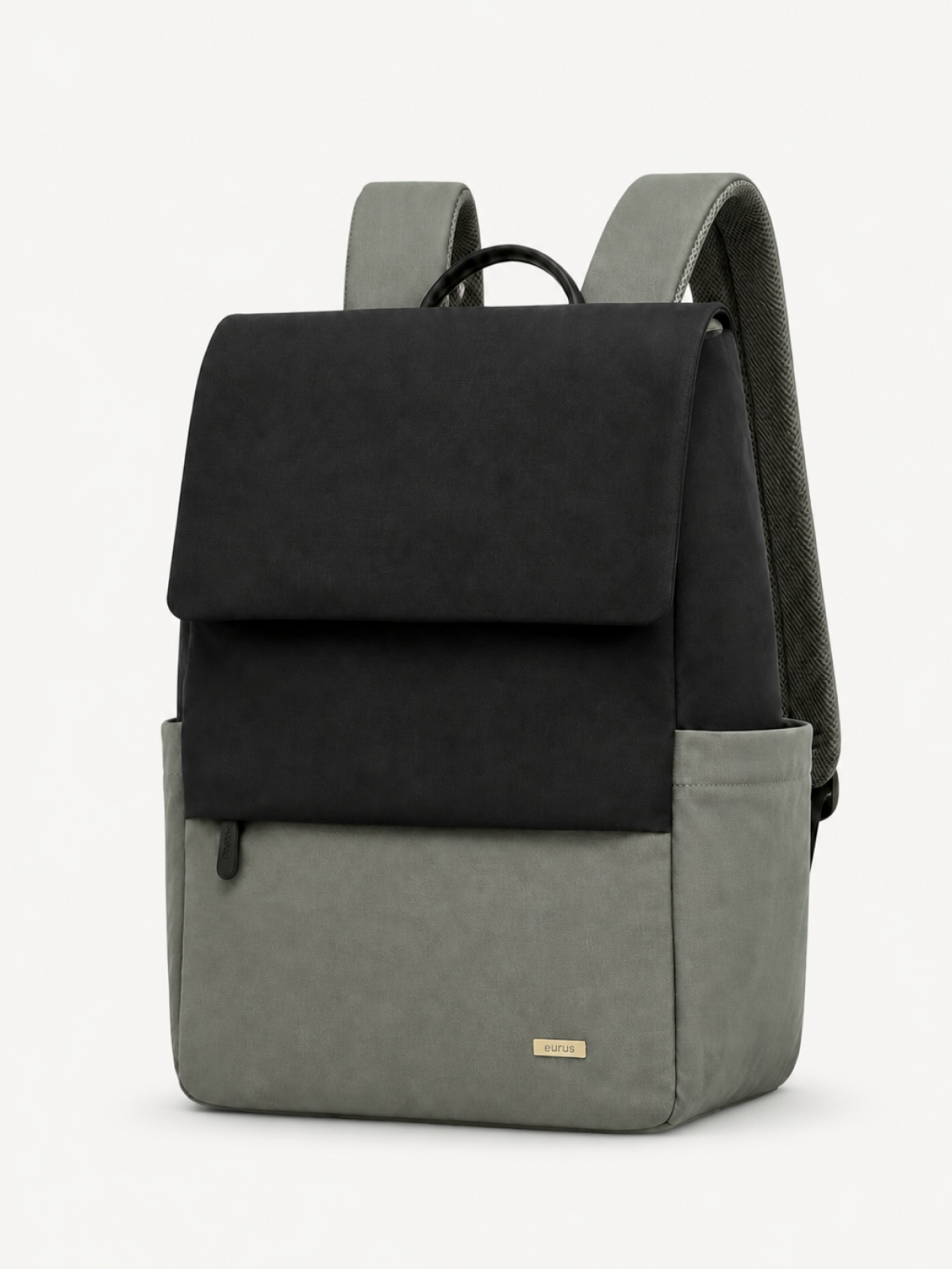 Cove Colorblock Flap Backpack material detail