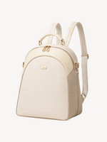 Nara Rounded Leather Backpack, view 8