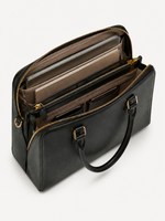 Clara Classic Leather Satchel, view 5
