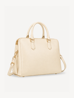 Clara Classic Leather Satchel, view 10