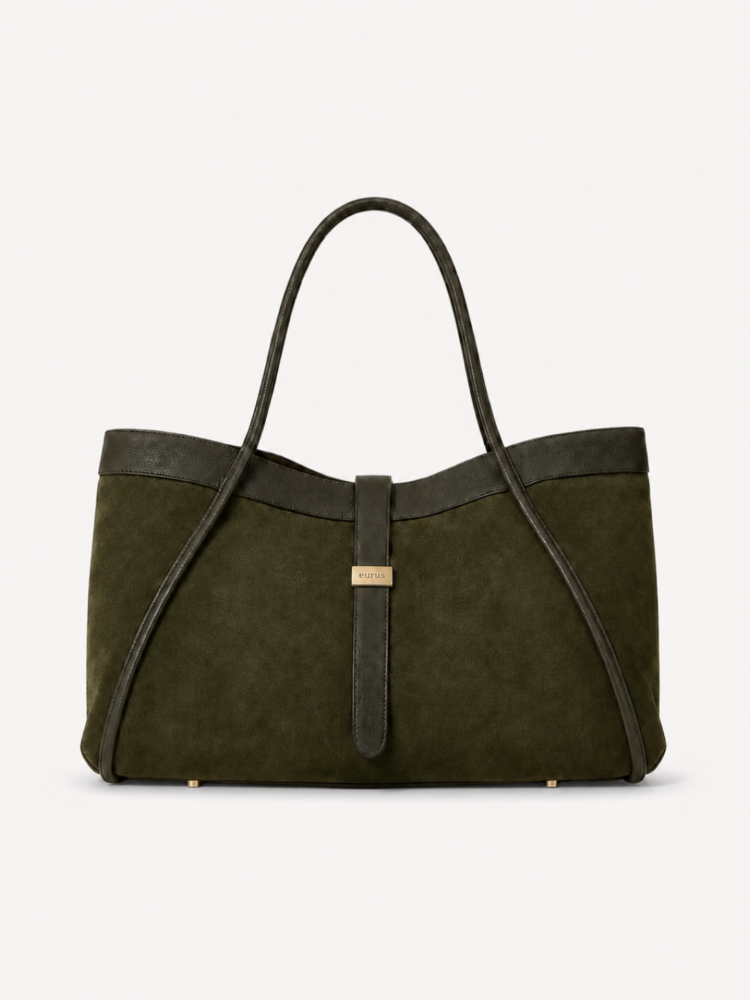 Noa East-West Suede Tote, view 9