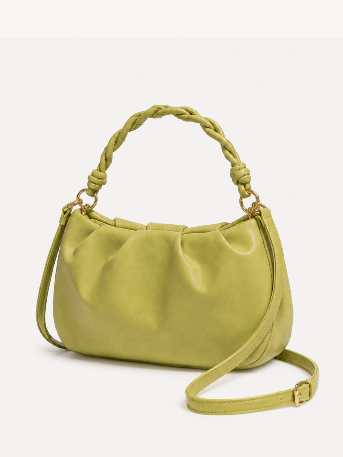 Zia Braided-Handle Crossbody, back view