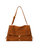 Orla Suede Flap Shoulder Bag, view 8