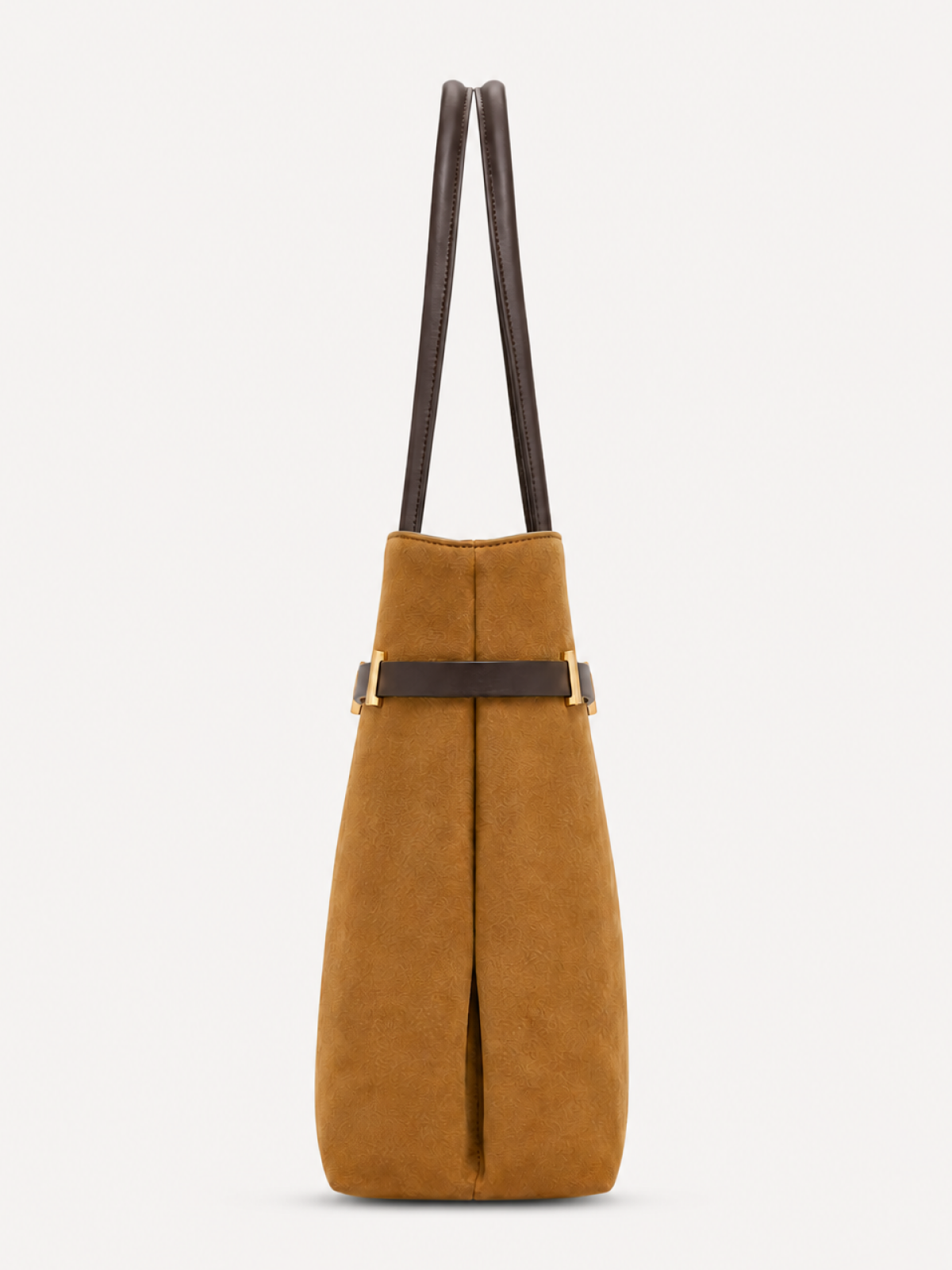 Dune Belted Suede Tote, view 7