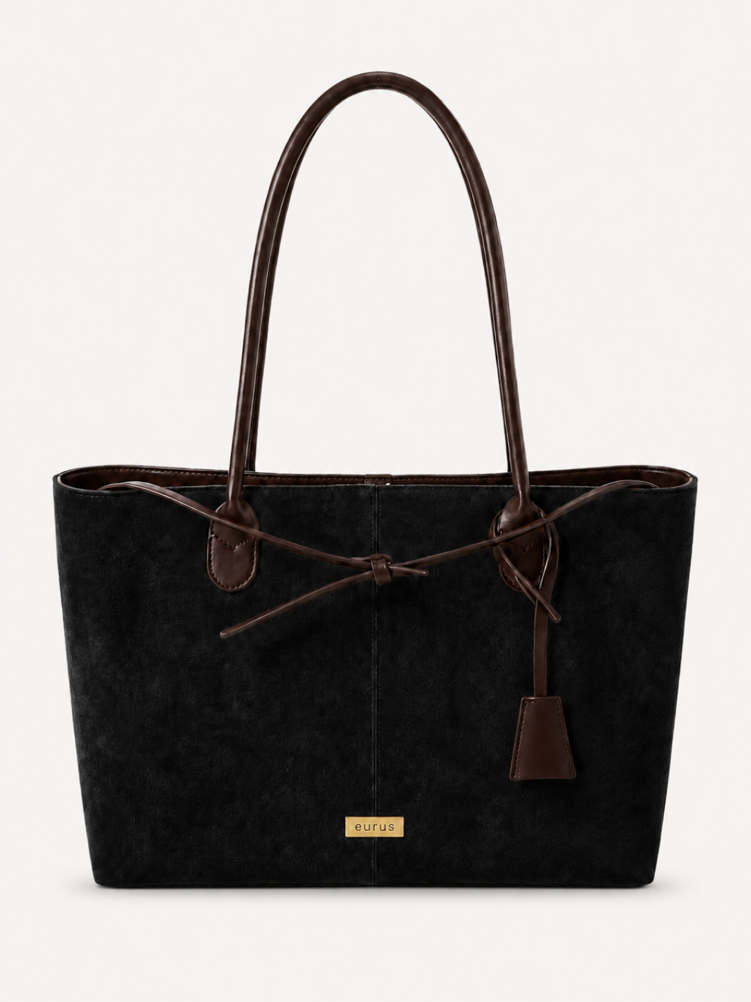 Linden Suede Tie Tote, view 10