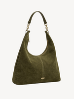 Rue Suede Shoulder Hobo, back view