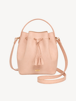 Soleil Drawstring Bucket Crossbody material detail