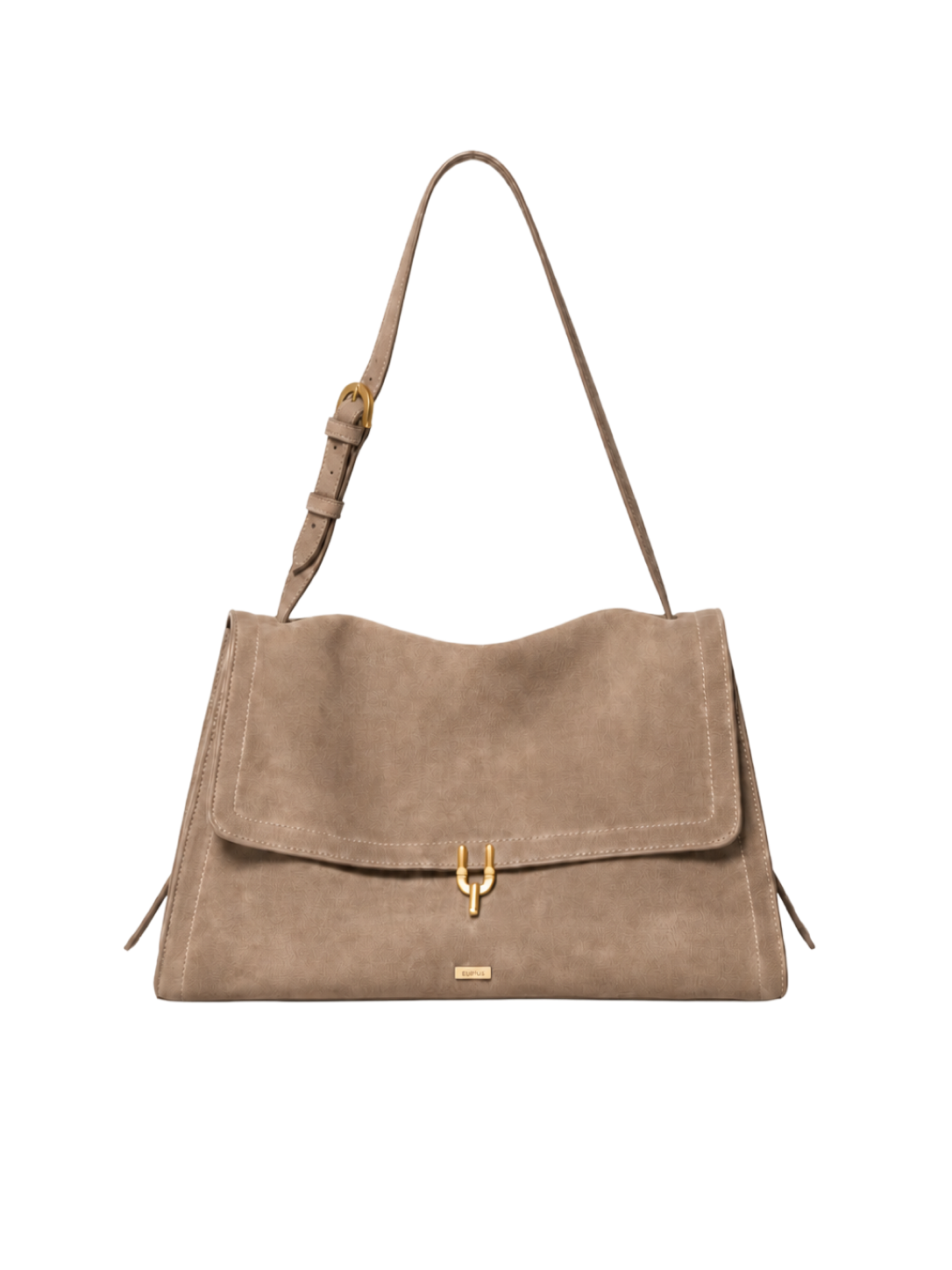 Orla Suede Flap Shoulder Bag, view 9