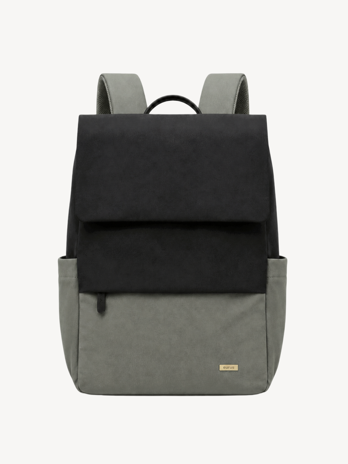 Cove Colorblock Flap Backpack in stone