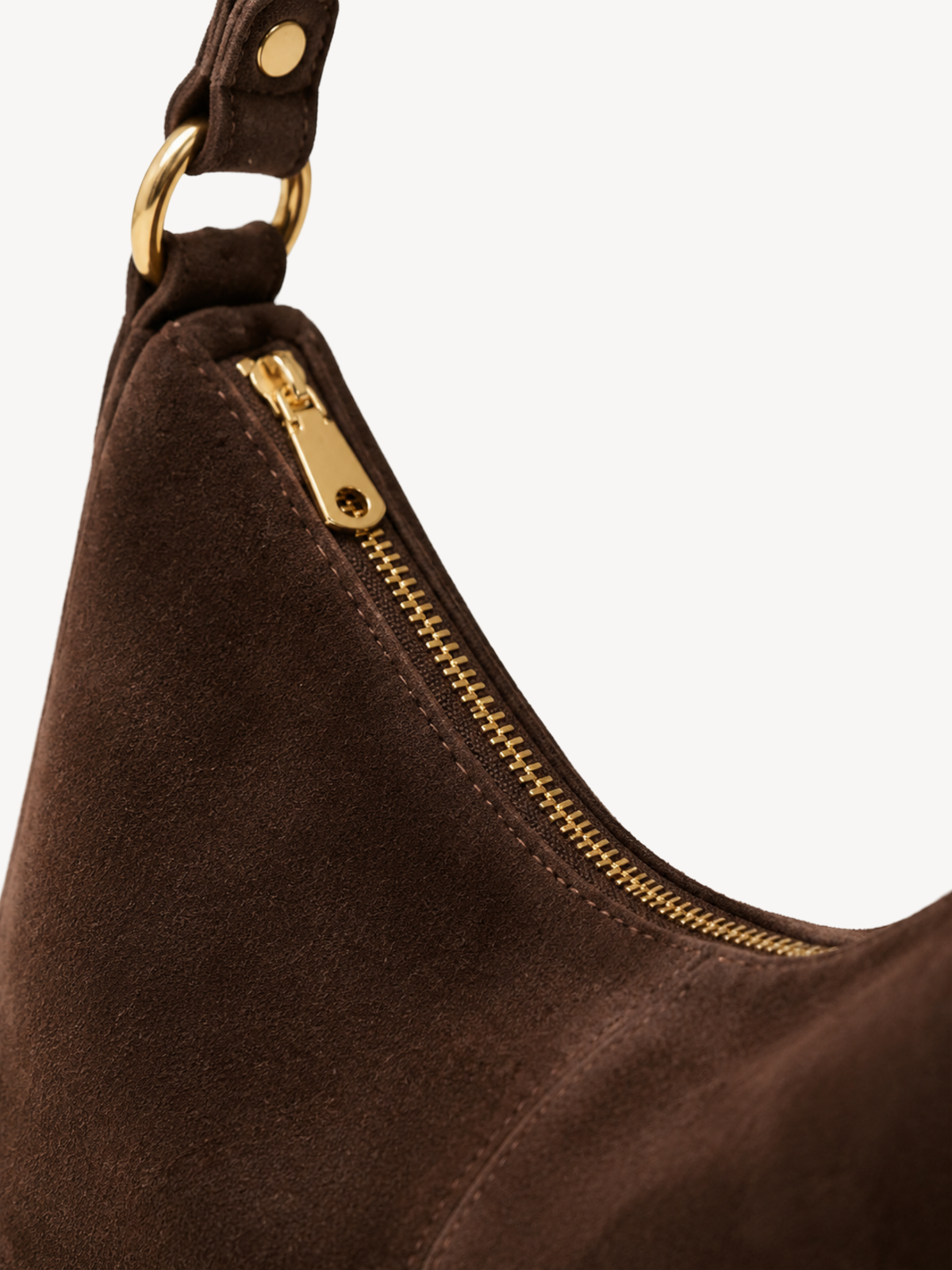 Lina Slouch Suede Hobo, view 6