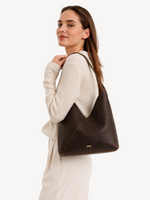 Sable Folded Leather Hobo, carry options