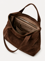 Sera Slouch Suede Tote interior