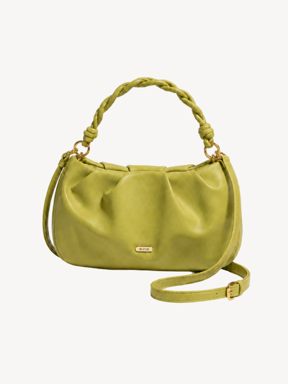 Zia Braided-Handle Crossbody material detail