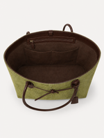 Linden Suede Tie Tote, view 6