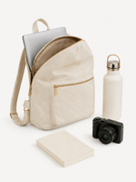 Luma Drawstring Canvas Backpack, view 4