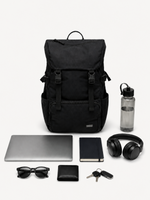 Atlas Utility Buckle Backpack with everyday contents