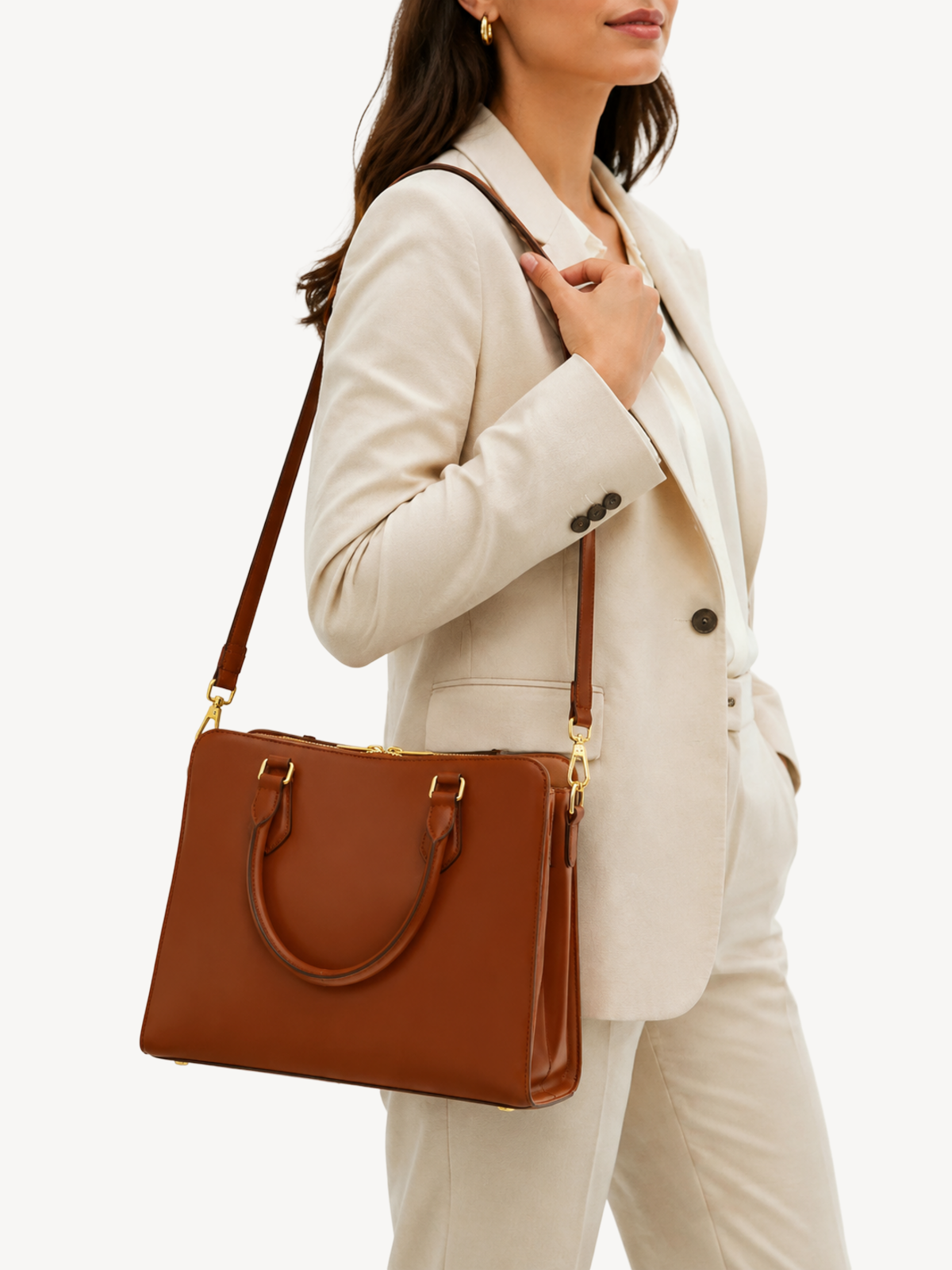 Anya Top-Handle Satchel, view 3