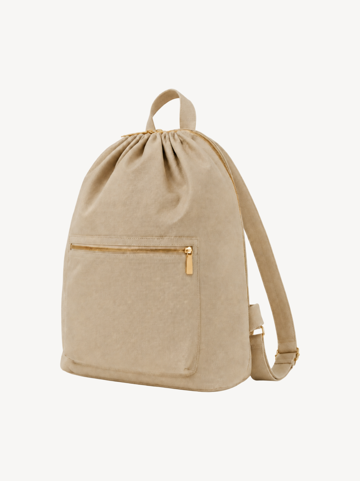 Luma Drawstring Canvas Backpack, view 9