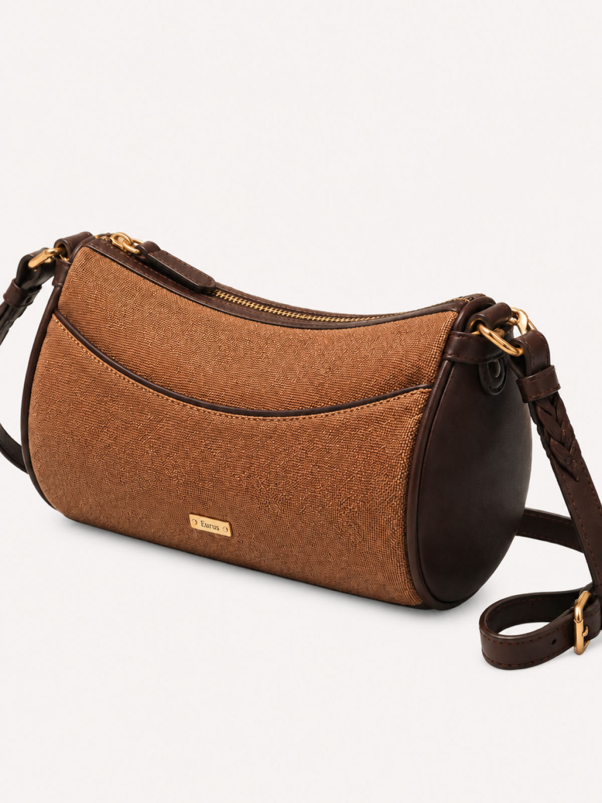 Pia Curved-Panel Crossbody, view 4