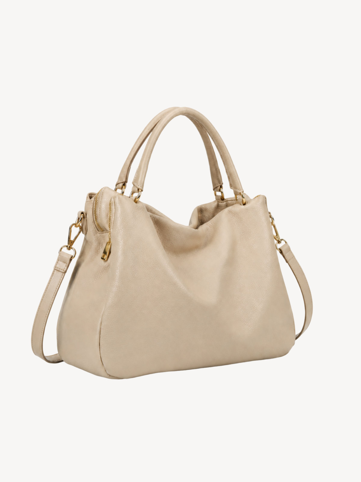 Vera Soft Leather Satchel, view 2