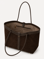 Noa East-West Suede Tote, view 3