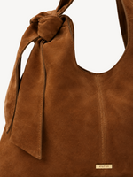 Siena Knot Suede Hobo material detail