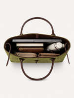 Linden Suede Tie Tote, view 5
