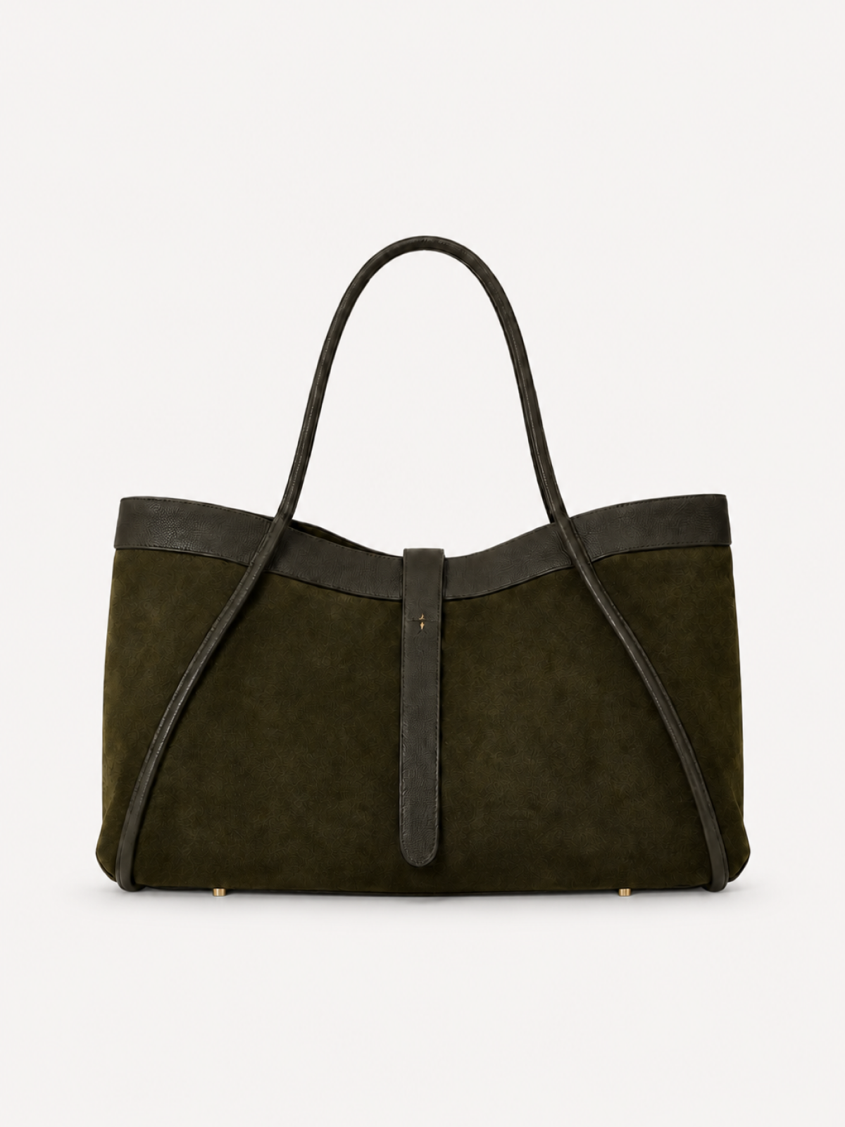 Noa East-West Suede Tote, view 7