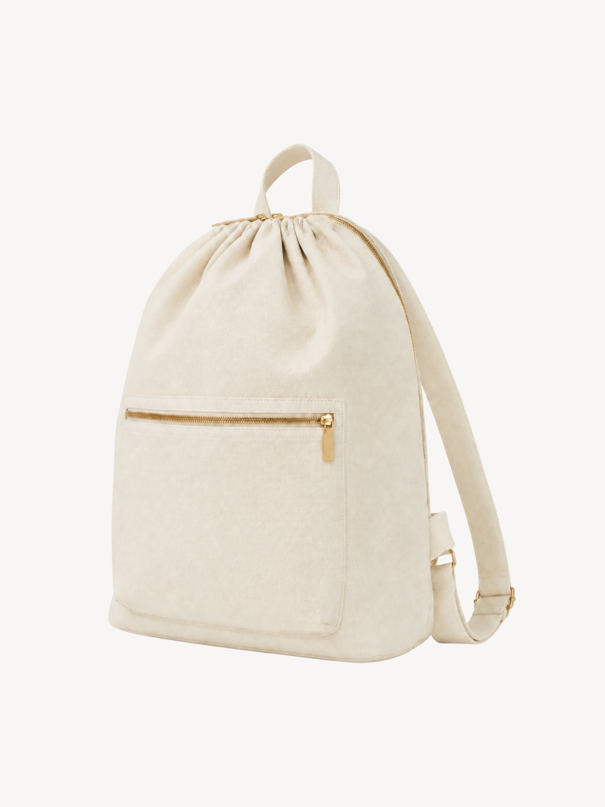 Luma Drawstring Canvas Backpack, view 8