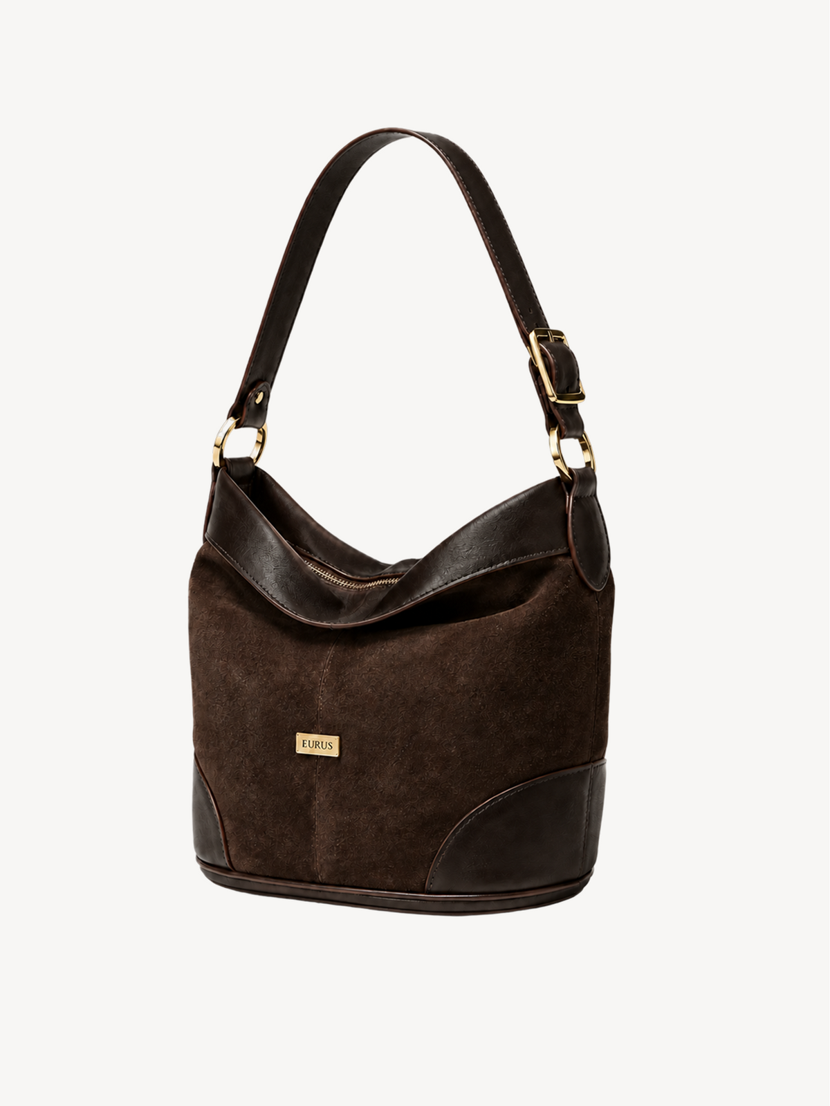 Briar Suede Bucket Shoulder Bag